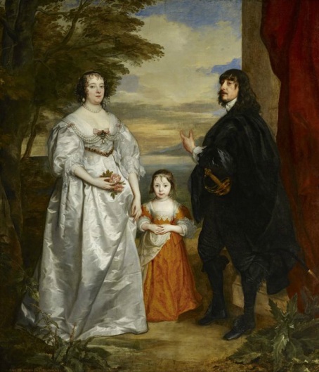 James Stanley 7th Earl of Derby with Wife and Daughter ca. 1641 by Anthony van Dyck   Frick Collection 1913.1.40